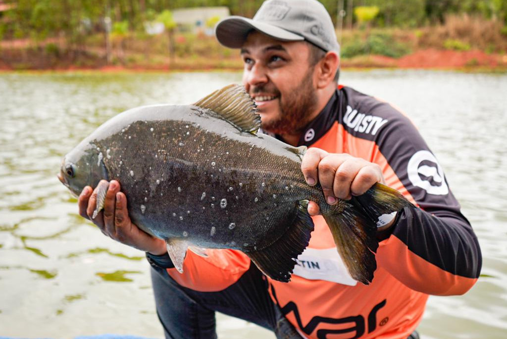 Peixe capturado no domingo no Unipesca