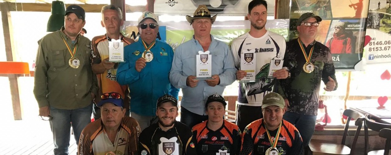 Campeões 3º Torneio Pesca Esportiva Ninho da Coruja, Canela