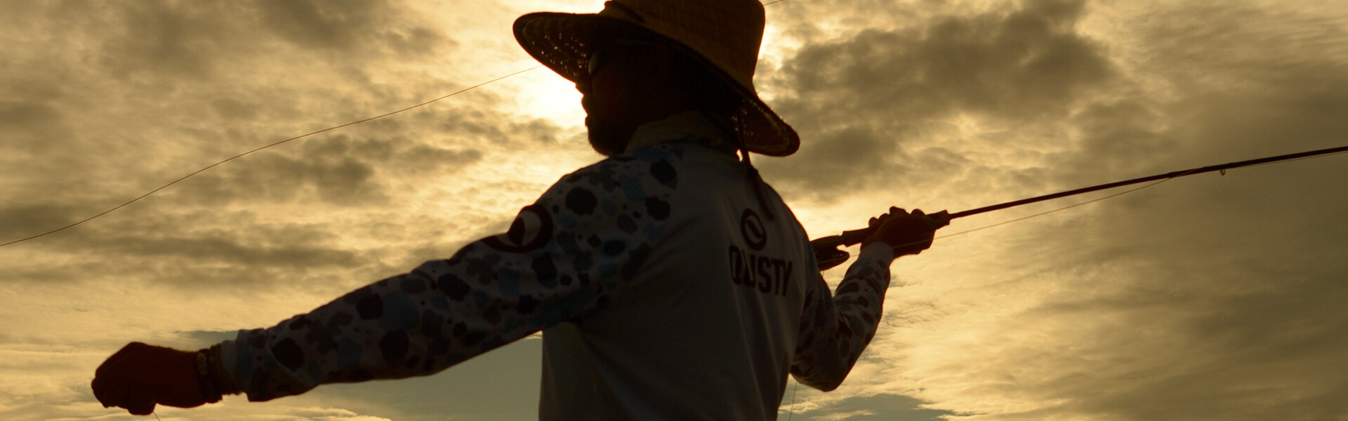 Fly fishing em água salgada