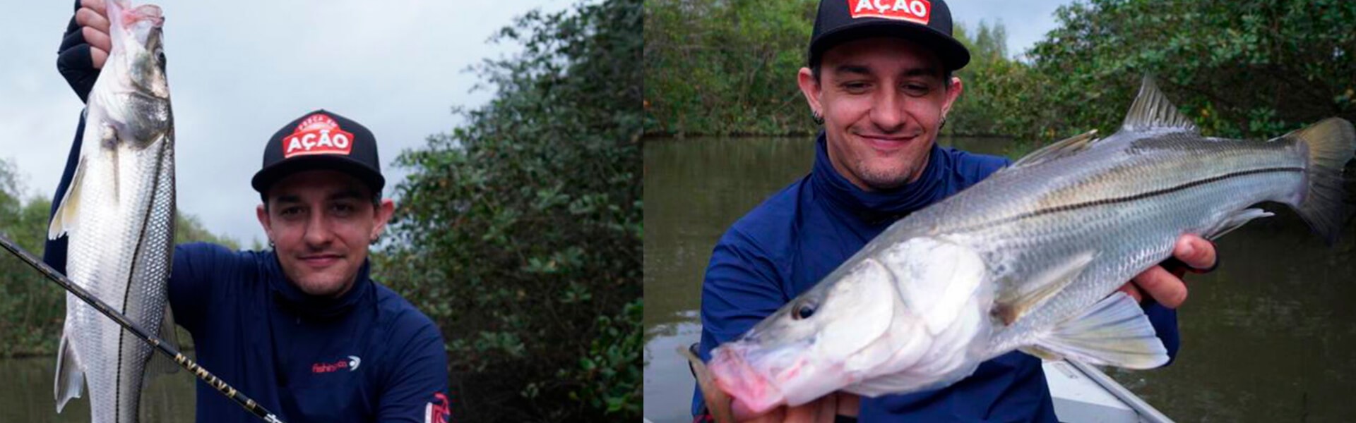 Leo Barabás pescando robalos