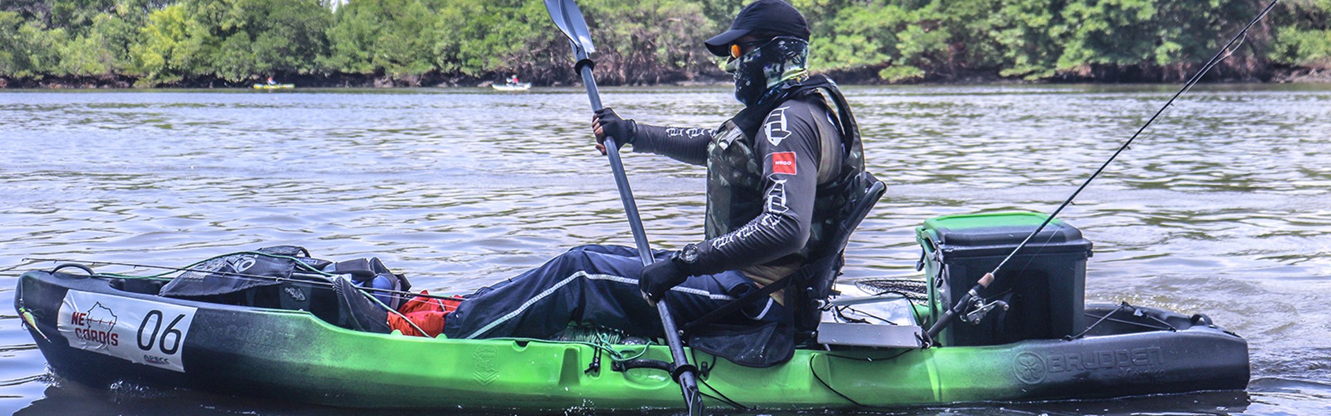 Pesca de caiaque vem ganhando adeptos com o Remos e Rumos