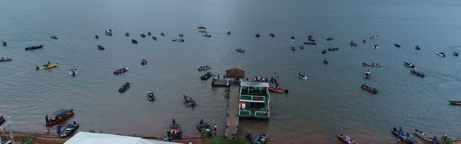 Lajeado (TO) sedia torneio de pesca esportiva com barcos e caiaques neste fim de semana. Foto: Fish TV.
