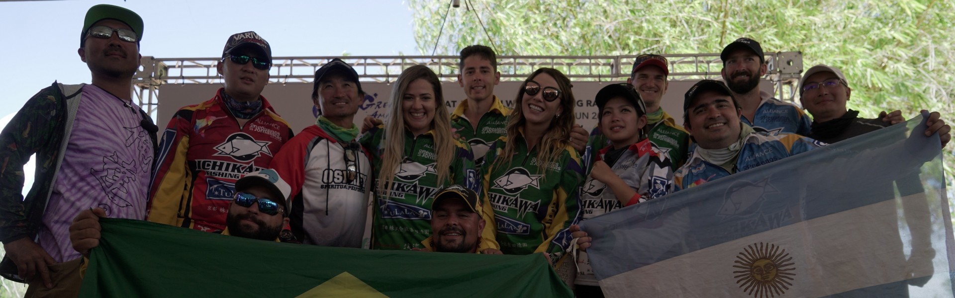 Competidores que participaram do World Fishing Rally