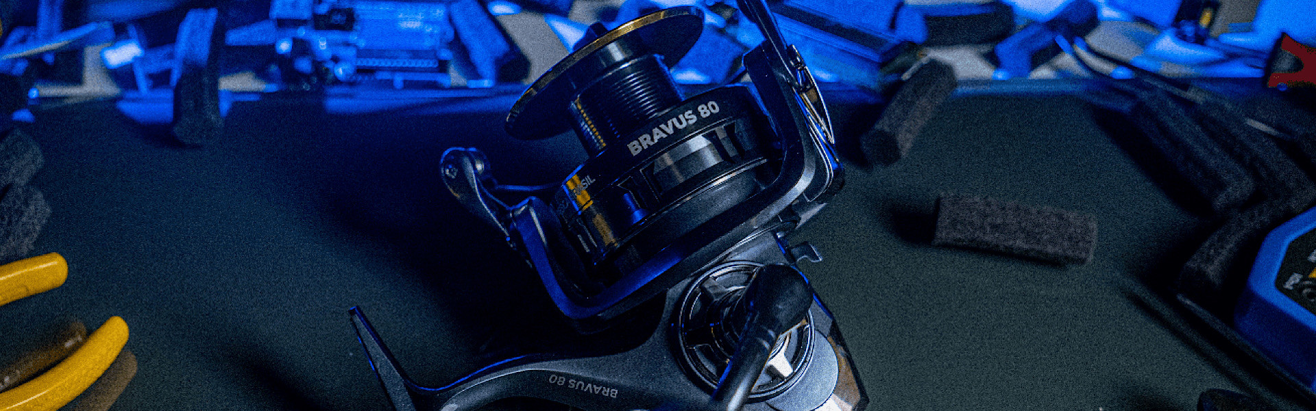 Um gigante da Pesca Brasil no Fish Lab: chegou a vez do review do Molinete Bravus 80. Foto: William Wendler / Fish TV.