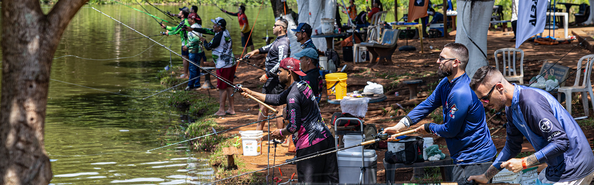 Liga CBP Open tem dia de muita ação e grandes capturas no Pesqueiro Itaúna. Foto: Liga CBP Open.