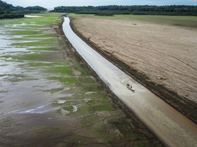 Rios da Bacia Amazônica chegam ao nível mais baixo já registrado