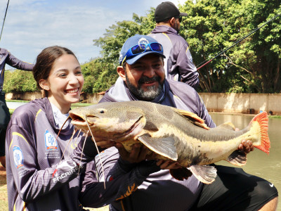 SOL FORTE, MAIS DE 100 CAPTURAS E DISPUTA ACIRRADA MARCAM ETAPA DA LIGA CBP OPEN NO PESQUEIRO BONANÇA. Foto: Liga CBP Open.