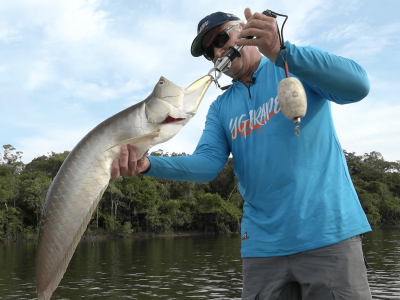 Apresentador da Fish TV quebra recorde brasileiro de Aruanã Prata