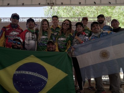 Competidores que participaram do World Fishing Rally