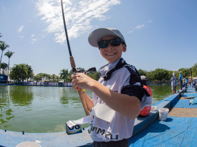 Pescaria de criança (como é bom)! Conheça a nova geração da pesca esportiva presente no CBP