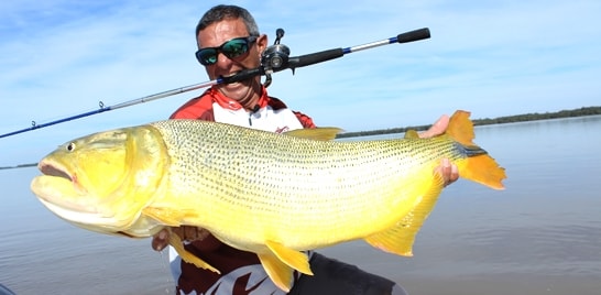 Marine Sports em pescarias pela Argentina