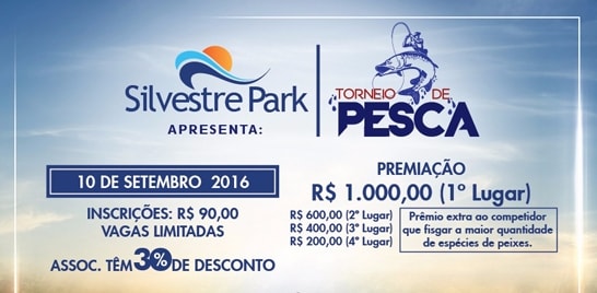 Hoje, dia 10, tem torneio de pesca esportiva em Goiás