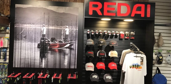 Redai lança espaço exclusivo da marca em loja de pesca