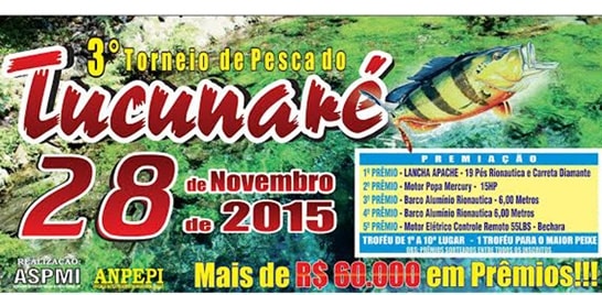 Sábado é dia de torneio de pesca no Paraná