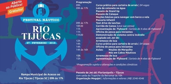 Festival Náutico agita Tijucas em Santa Catarina