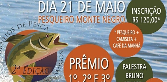 Vem aí a 2ª edição do Torneio de Pesca entre Amigos