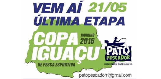 Última etapa da Copa Iguaçu acontece no sábado, dia 21