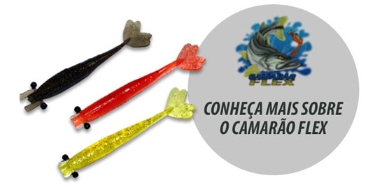 Camarão Flex - A isca que não pode faltar na sua tralha