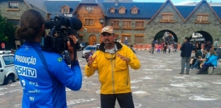 Bastidores Fish TV - Na Pegada do Fly vira notícia em Bariloche