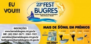 Competição de pesca esportiva em Barra do Bugres é neste domingo
