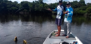 DUPLA SORTEADA NO CAMPEONATO BRASILEIRO PESCA NA AMAZÔNIA