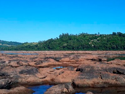 seca rio Uruguai