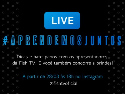 #AprendemosJuntos: uma semana de dicas e bate-papos para você