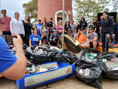 Desafio Resíduo Zero retira quase 2,5 toneladas de lixo do Lago do Taboão, em Bragança Paulista