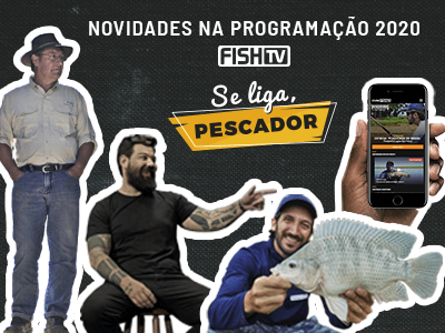 Se liga, pescador! Tem novidade chegando na Fish TV