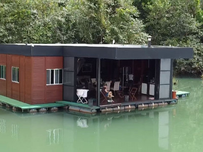 Casa flutuante: conforto e pesca esportiva em um só lugar