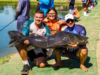 Liga CBP Open abre 2026 com emoção e mais de duas toneladas no Pesqueiro Veneza. Foto: Fish TV / Liga CBP Open.