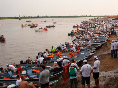 Pescador que viralizou ao resgatar garça no MS conta detalhes por