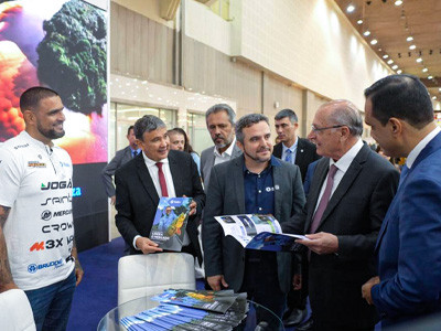 Fish TV leva a força da pesca esportiva ao 10º Salão do Turismo. Foto: Nelson Mortol