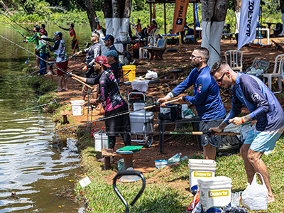 Liga CBP Open tem dia de muita ação e grandes capturas no Pesqueiro Itaúna. Foto: Liga CBP Open.