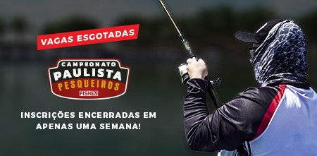 Esgotadas as inscrições para o Campeonato Paulista em Pesqueiros