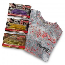 camiseta, isca monster fish tv