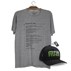 boné. camiseta, chaveiro, fish tv, for fisher